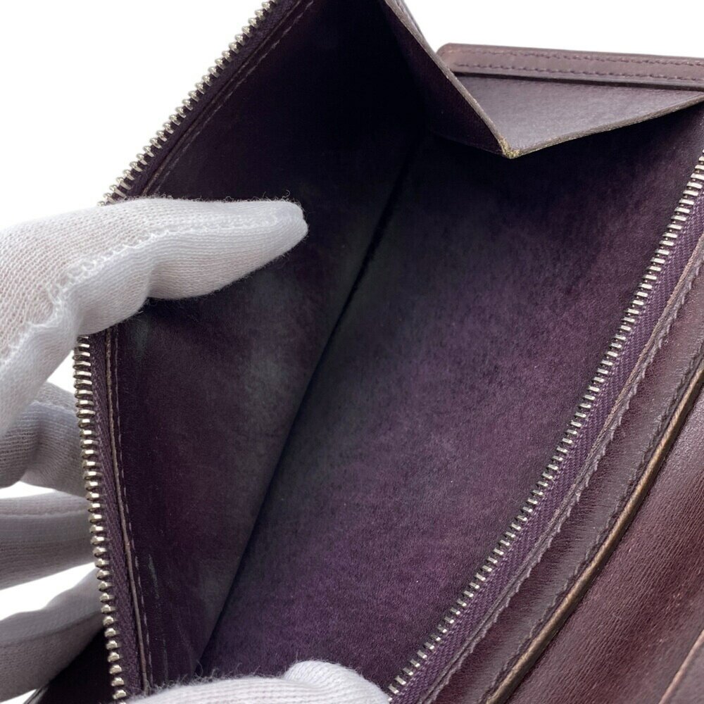 Hermes Dark Brown Leather Wallet - Picture 8 of 11